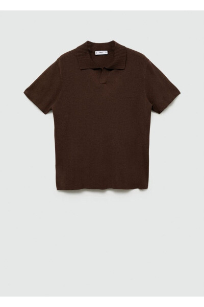 Textured Cotton Polo Shirt - 3