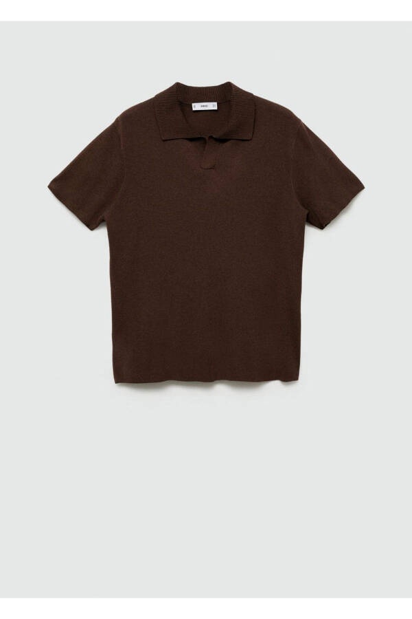 Textured Cotton Polo Shirt - 3