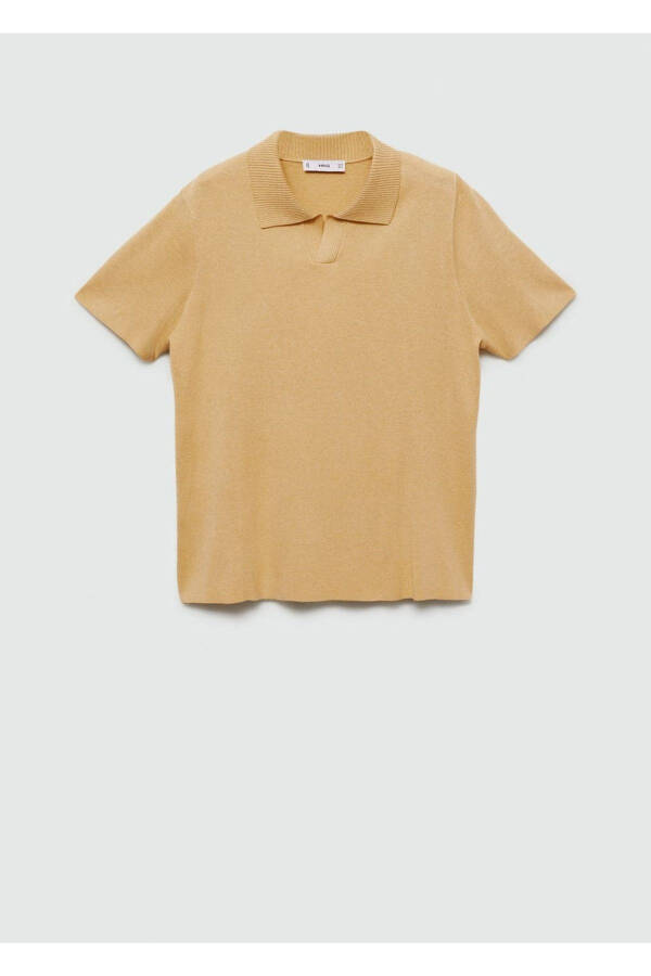 Textured Cotton Polo Shirt - 3