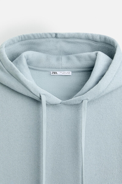 Textured Hooded Sweatshirt - 8