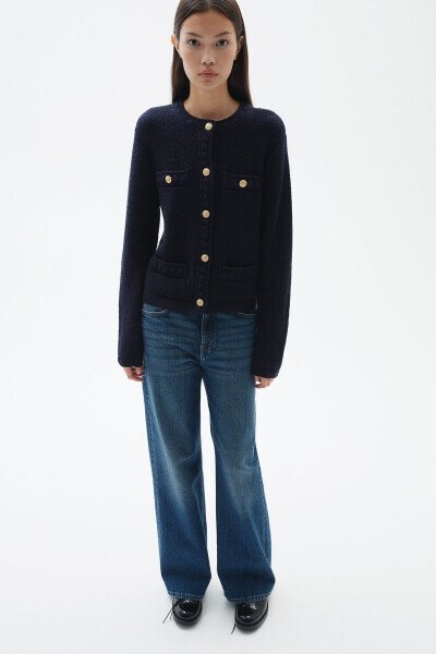 Textured Knit Cardigan - H&M (1)