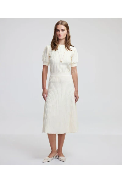 Textured knit skirt - MISS IPEKYOL (1)