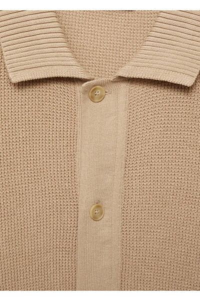 Textured Pique Polo Shirt - 7