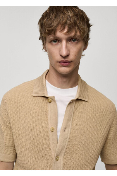 Textured Pique Polo Shirt - 8