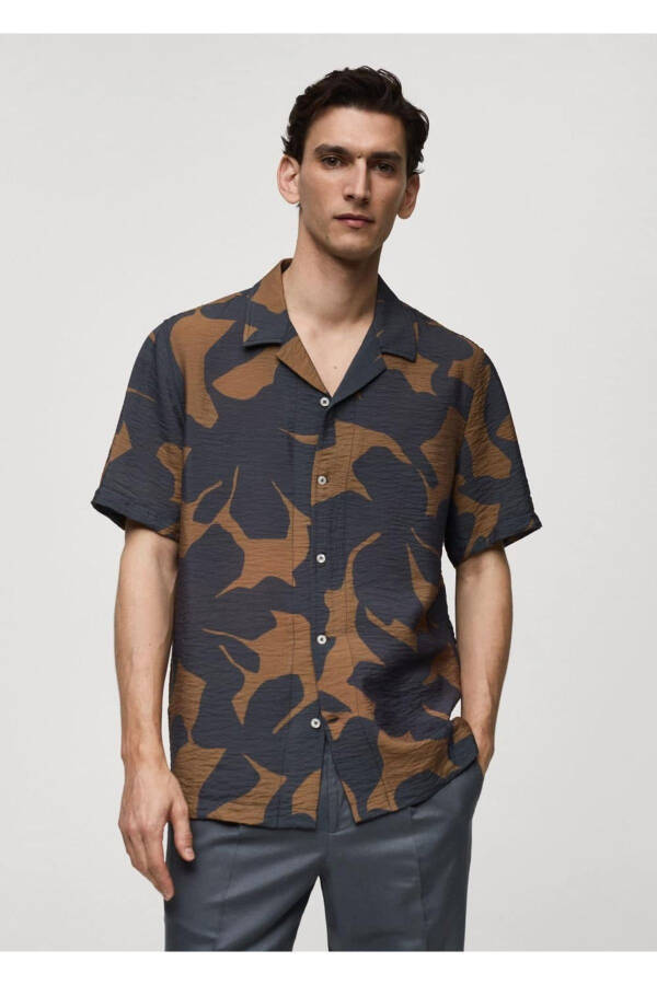 Textured Regular Fit Shirt - 1