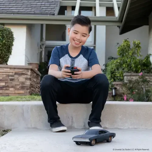 Tezkor va g'azabli 1: 16 Domning 1968 Dodge Charger Widebody RC Radio Control mashinalari (Qora) - 5