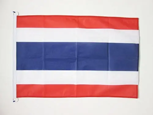 Thailand NAUTICAL Flag 18'' x 12'' - Thai flags 30 x 45 cm. - Banner 12x18 in for boat - AZ FLAG - AZ FLAG