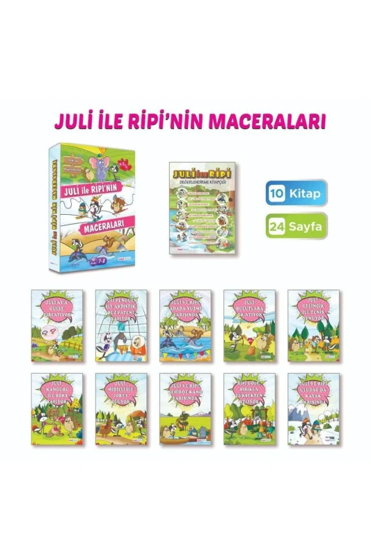 The Adventures of Juli and Rip 10-Story Set for 2nd and 3rd Grades - 1