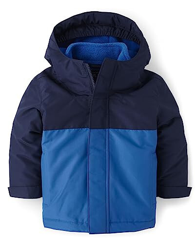 The Children's Place Baby Boys' and Toddler Heavy 3 in 1 Winter Jacket, Wind Water-Resistant Shell, Fleece Inner - 1