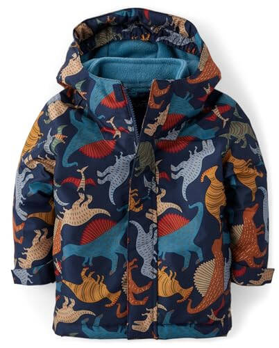 The Children's Place Baby Boys' and Toddler Heavy 3 in 1 Winter Jacket, Wind Water-Resistant Shell, Fleece Inner - 1