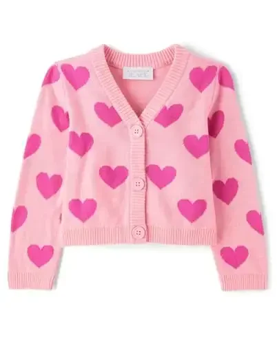The Children's Place Baby Girls' and Toddler Long Sleeve Knit Button Front Cardigan - The Children's Place