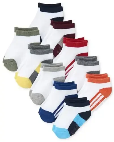 The Children's Place Boys' And Toddler Ankle Socks Variety Pack - 1