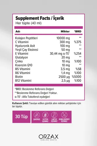 The Collagen Beauty Plus 30 Tubes x 40 ml - 1