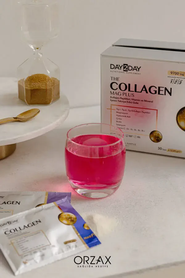 The Collagen Mag Plus Strawberry and Watermelon Flavored Dietary Supplement 9700mg 30 Sachets - 5