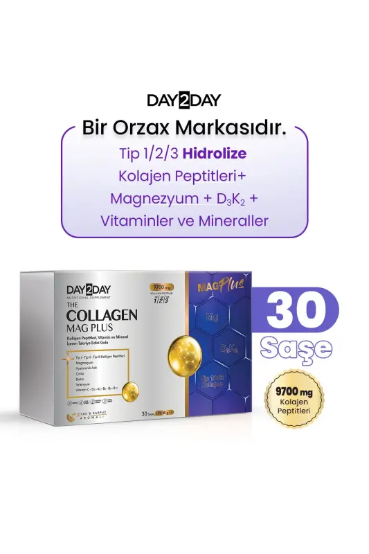 The Collagen Mag Plus Strawberry and Watermelon Flavored Dietary Supplement 9700mg 30 Sachets - 1