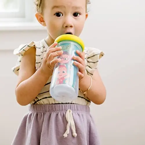 The First Years Cocomelon Kids Insulated Sippy Cups - Dishwasher Safe Spill Proof Toddler Cups - Ages 12 Months and Up - 9 Ounces - 2 Count (Pack of 12) - 5