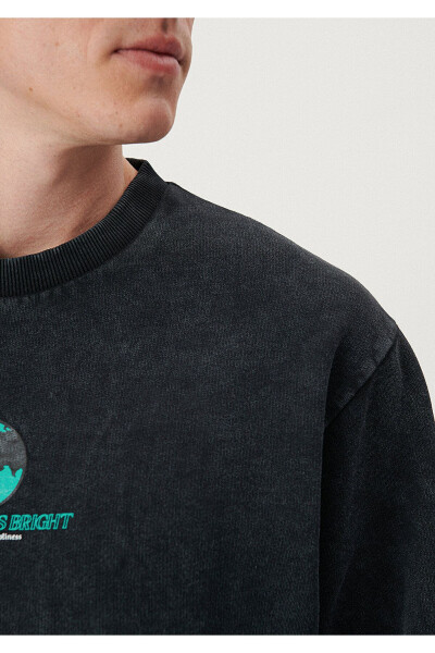 The Future Baskılı Kapüşonlu Sweatshirt 0S10038-900 - 23