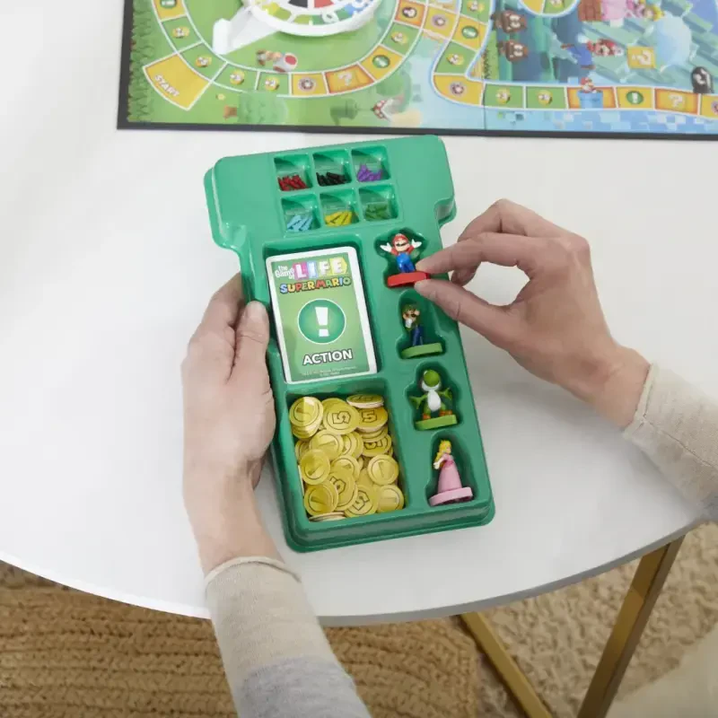 The Game of Life: Super Mario Edition Board Game for Kids Ages 8 and Up - 5