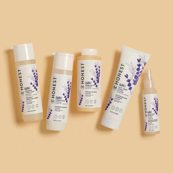 The Honest Company, Bola va tana go'zalligi uchun krem, xotirjam lavanda, 8,5 suyu untsiya. - 8