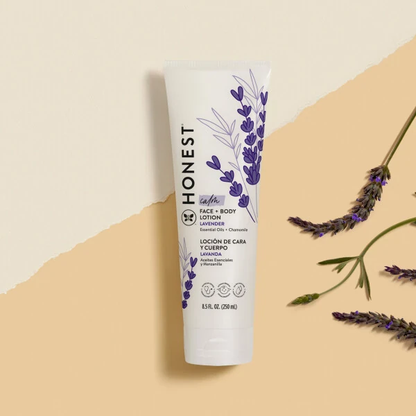 The Honest Company, Bola va tana go'zalligi uchun krem, xotirjam lavanda, 8,5 suyu untsiya. - 9