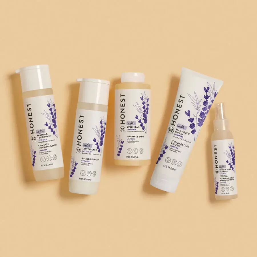 The Honest Company, детский лосьон для лица и тела, успокаивающая лаванда, 8,5 жидких унций. - 8