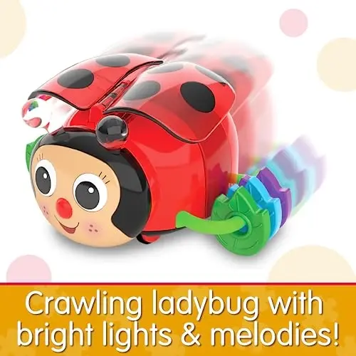The Learning Journey Early Learning – Crawl About Ladybug Musical Crawling Aid – Baby Toys & Gifts for Boys & Girls Ages 6+ Months - 2