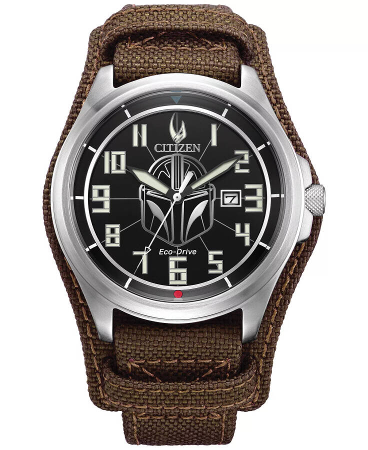 The Mandalorian Brown Leather Strap Watch 44mm Brown - 1