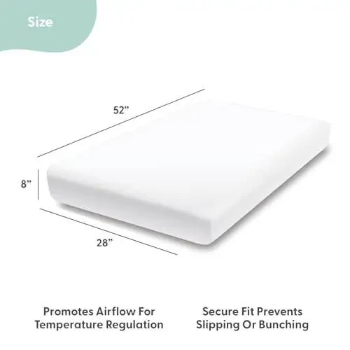 The Peanutshell 4-Pack Fitted Crib Sheet Set - Super Soft & Breathable Baby Girl Crib Sheets, Nursery Decor, Fit for Standard Mattress Cover- Pink Roses and Ditsy - 2