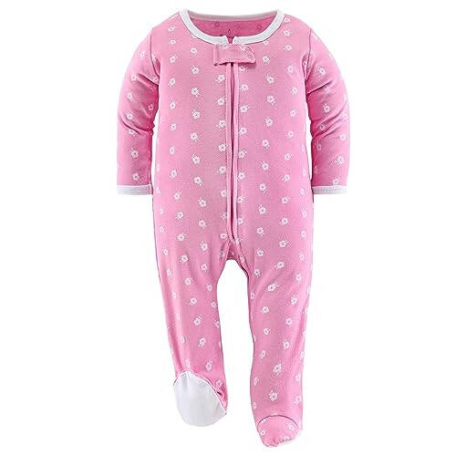 The Peanutshell Footed Pajamas Sleepers for Baby Girls, Sleep and Play Footies, 3 Pack - 34