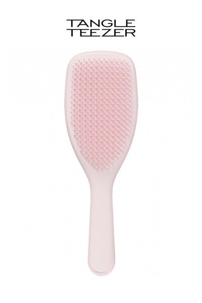 The Ultimate Wet Detangler Large Pink Hibiscus Hair Brush - 2