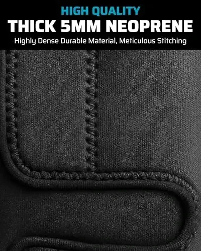 THEFITGUY Og'irlik Ko'tarish 5mm Deadlift Shin Guards, EasyWear Sozlanadigan Yenglar - Poyafzalni Yechishning Hojati Yo'q, Teri, Paypoq, Shimga Kiyinish Mumkin - Yil Bo'yi (Juftlik) - 6