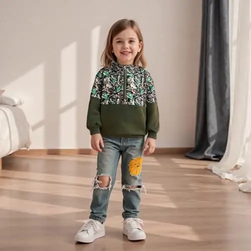 TheFound Toddler Girls Boys Hoodies Jacket Checkerboard Zip-Up Hooded Long Sleeve Coat Fall Winter Kid Baby Clothes Outerwear - 3