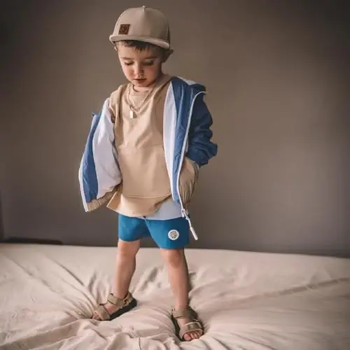 TheFound Toddler Girls Boys Hoodies Jacket Checkerboard Zip-Up Hooded Long Sleeve Coat Fall Winter Kid Baby Clothes Outerwear - 2