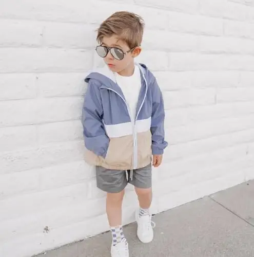 TheFound Toddler Girls Boys Hoodies Jacket Checkerboard Zip-Up Hooded Long Sleeve Coat Fall Winter Kid Baby Clothes Outerwear - 4