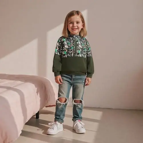 TheFound Toddler Girls Boys Hoodies Jacket Checkerboard Zip-Up Hooded Long Sleeve Coat Fall Winter Kid Baby Clothes Outerwear - 4