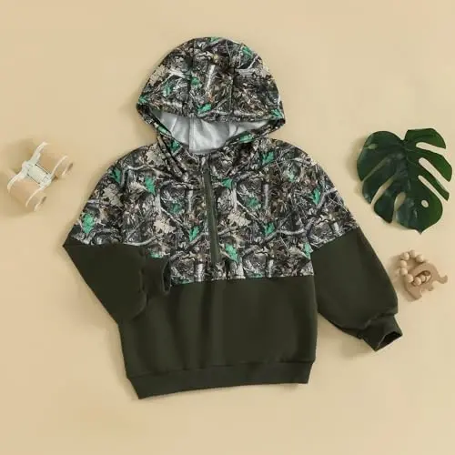 TheFound Toddler Girls Boys Hoodies Jacket Checkerboard Zip-Up Hooded Long Sleeve Coat Fall Winter Kid Baby Clothes Outerwear - 5