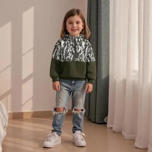 TheFound Toddler Girls Boys Hoodies Jacket Checkerboard Zip-Up Hooded Long Sleeve Coat Fall Winter Kid Baby Clothes Outerwear - TheFound (1)