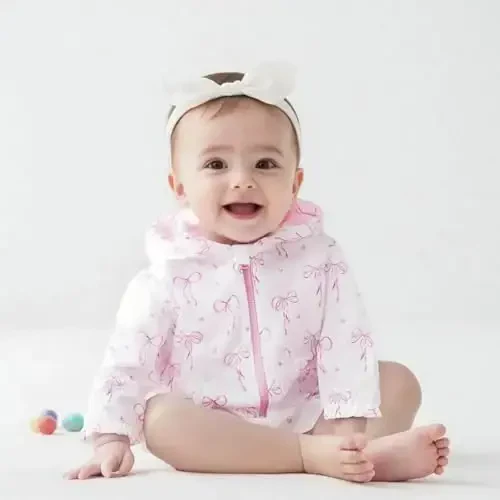 TheFound Toddler Qizlar Bolalar Hoodies Kurtkasi Shaxmatli Zip-Up Kapüşonli Uzun Qisma Palto Kuz Qishki Bola Chaqaloq Kiyimlari Ustki Kiyim - 4