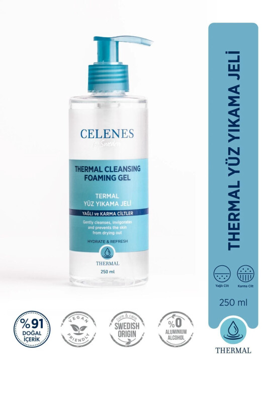 Thermal Facial Cleansing Gel 250ml Oily/Combination - CELENES