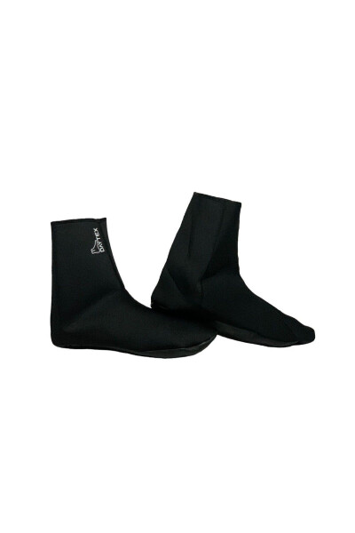 Thermal sock bootie, leather sole, without zipper - DAYTEX