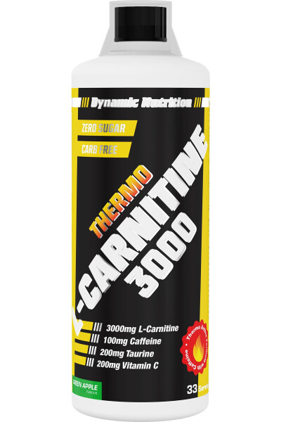 Thermo L-carnitine 3000 - 1000 ml - 40 Servis - Yeşil Elma Aromalı - L-karnitin 040247000708 - 8
