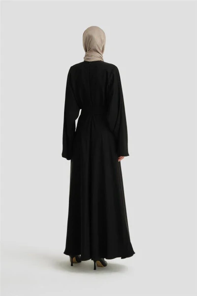 Thick Belted Dress 24k9905 Black - 4