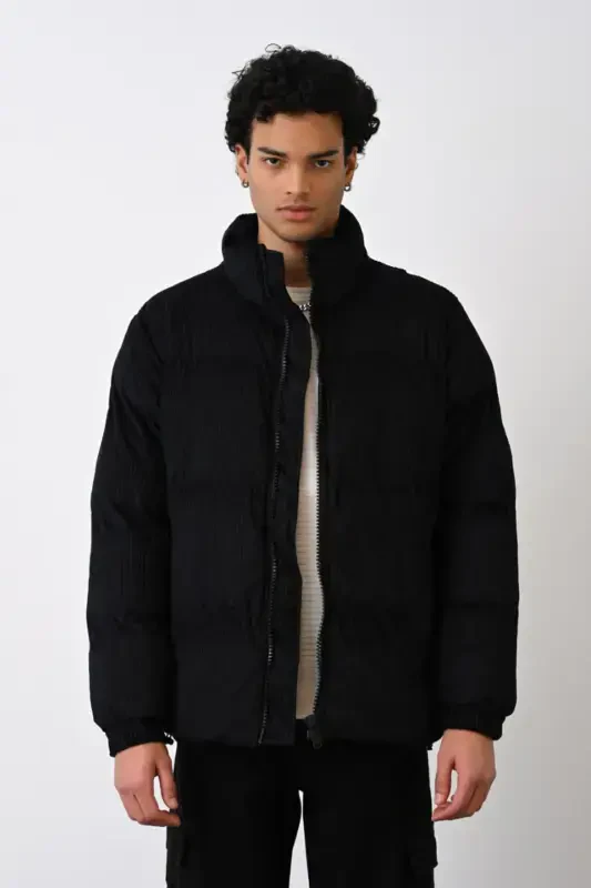 Thick Corduroy Puffer Jacket - 2