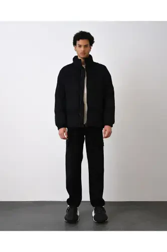 Thick Corduroy Puffer Jacket - 4