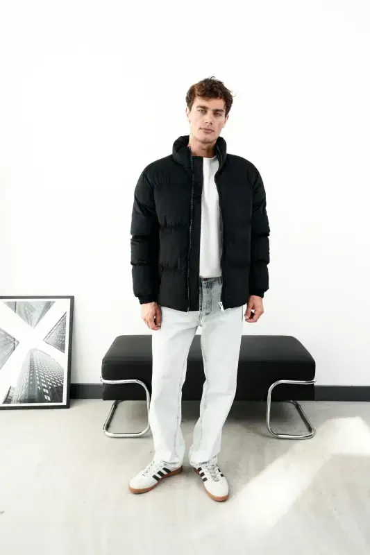 Thick Corduroy Puffer Jacket - 6