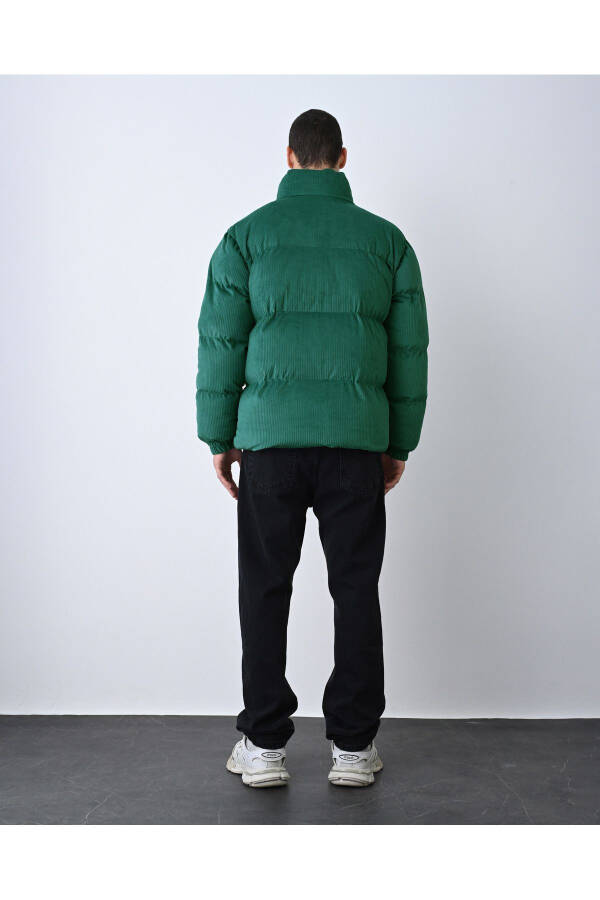 Thick Corduroy Puffy Jacket - 4