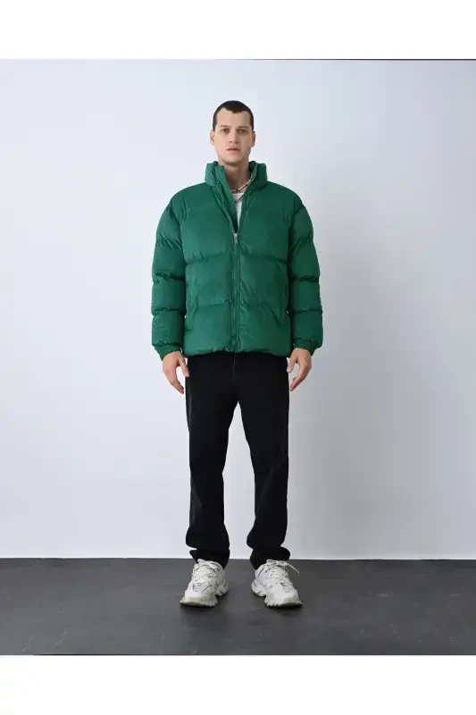 Thick Corduroy Puffy Jacket - 4