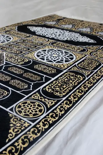 Thick Soft Sponge Prayer Rug Washable Dowry Gift Foldable (70X120CM) - 3