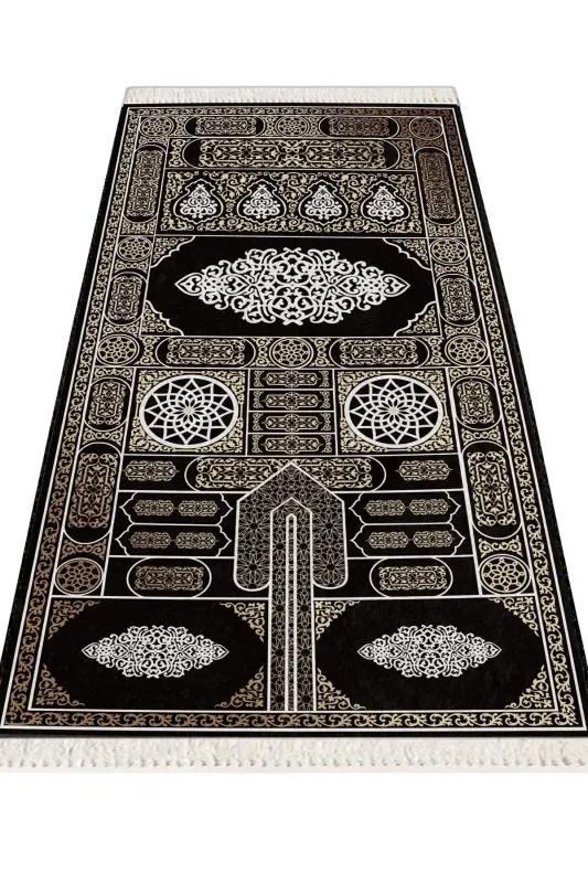 Thick Soft Sponge Prayer Rug Washable Dowry Gift Foldable (70X120CM) - 6