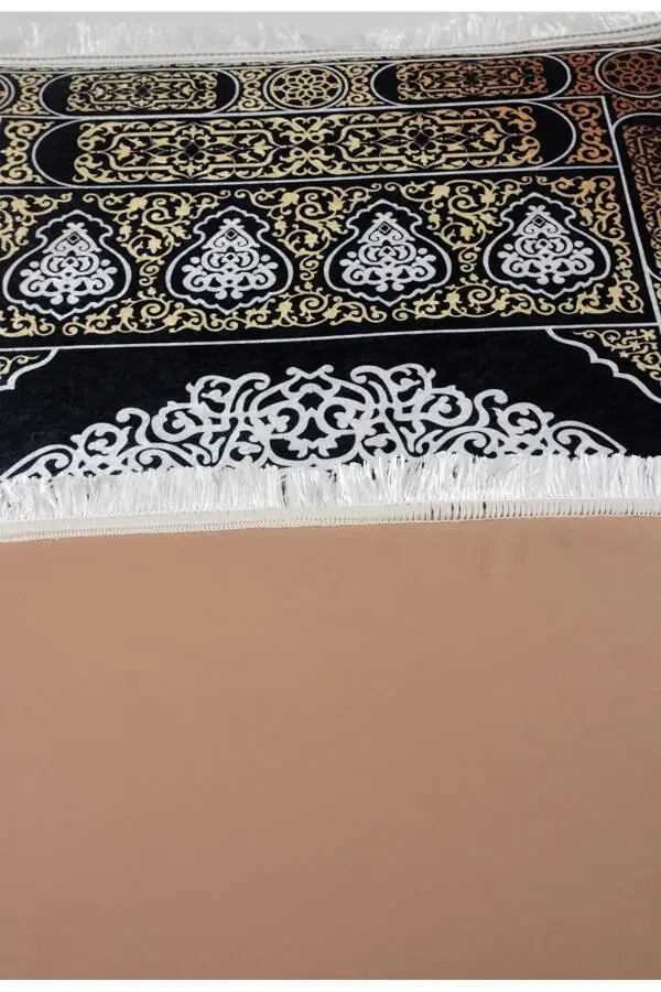 Thick Soft Sponge Prayer Rug Washable Dowry Gift Foldable (70X120CM) - 3
